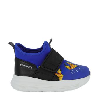 Versace YGX00002 YB00233 kindersneakers blauw Afbeelding van Versace YGX00002 YB00233 kindersneakers blauw