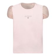 Afbeelding van Guess K2RI24 K6YW1 kinder t-shirt licht roze