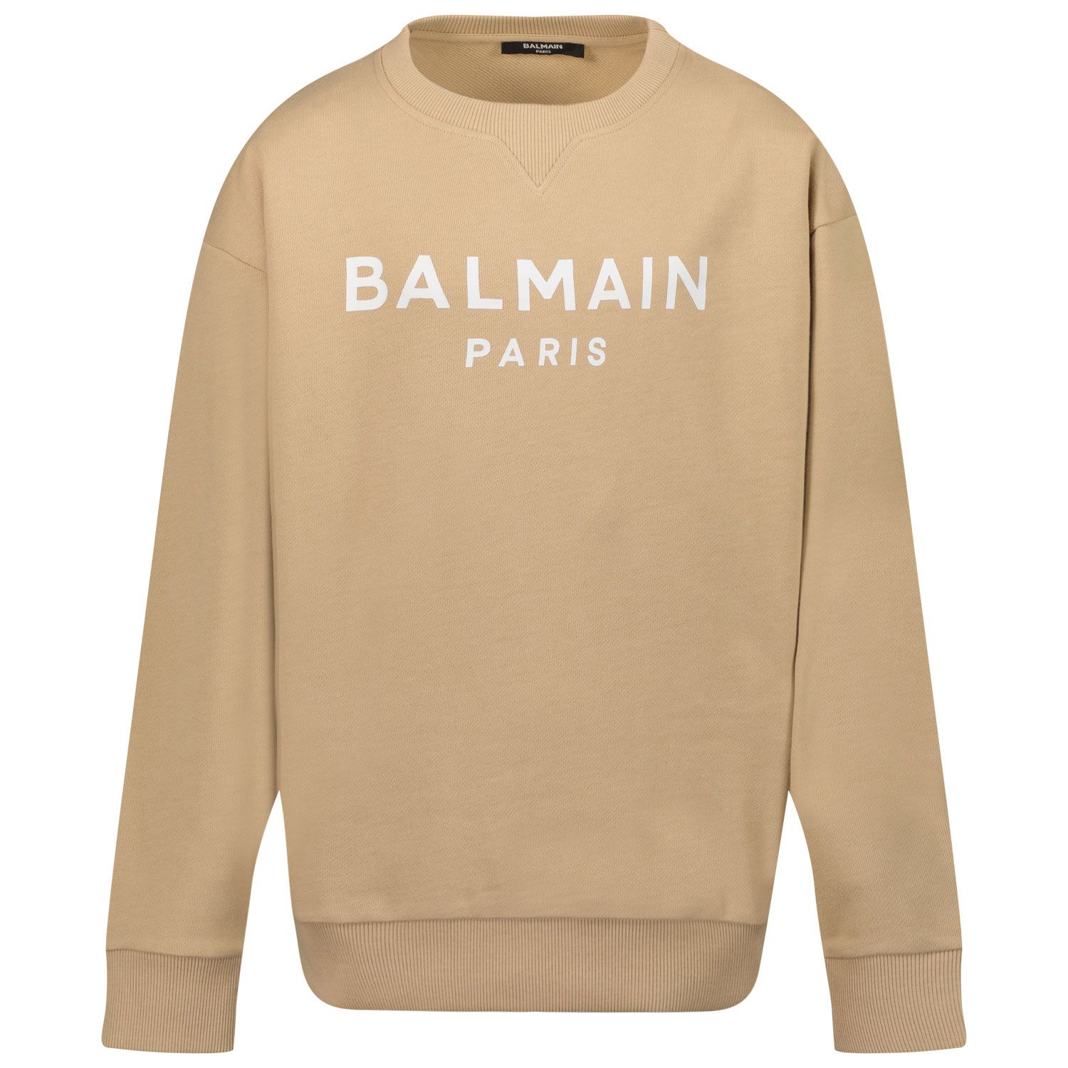Picture of Balmain 6Q4690 kids sweater beige
