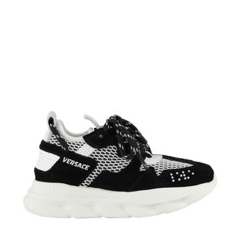 Versace YHX00002 YB00263 kindersneakers zwart Afbeelding van Versace YHX00002 YB00263 kindersneakers zwart