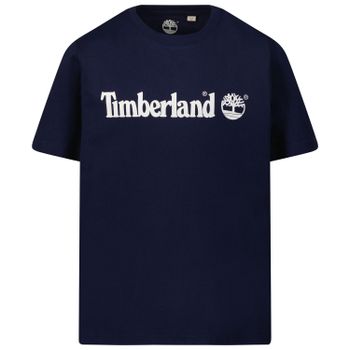 Timberland T25P22 kinder t-shirt navy Afbeelding van Timberland T25P22 kinder t-shirt navy