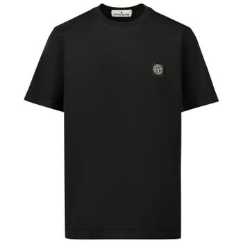 Stone Island MO731620447 Kindershirt Schwarz Bild von Stone Island MO731620447 Kindershirt Schwarz