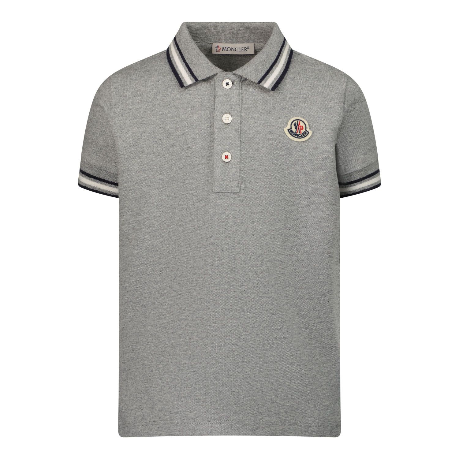 Picture of Moncler 8A00004 baby poloshirt grey