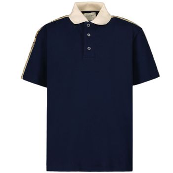 Gucci 620278 Kinder-Poloshirt Marine Bild von Gucci 620278 Kinder-Poloshirt Marine
