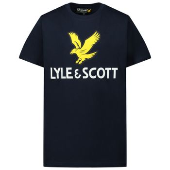 Lyle & Scott LSC0815 kinder t-shirt navy Afbeelding van Lyle & Scott LSC0815 kinder t-shirt navy