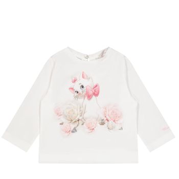 MonnaLisa 390601 baby t-shirt off white Afbeelding van MonnaLisa 390601 baby t-shirt off white