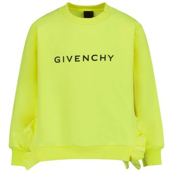 Givenchy H15270 Kinderpullover Neongelb Bild von Givenchy H15270 Kinderpullover Neongelb