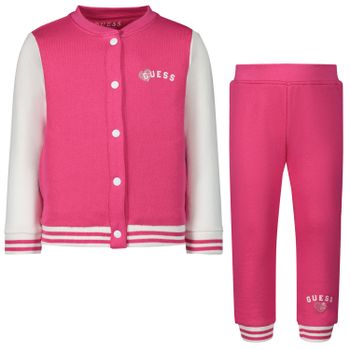 Guess A01G00 baby joggingpak fuchsia Afbeelding van Guess A01G00 baby joggingpak fuchsia