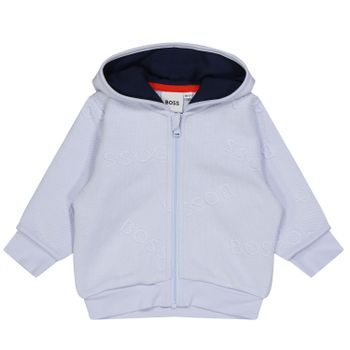 Boss J95342 baby vest licht blauw Afbeelding van Boss J95342 baby vest licht blauw