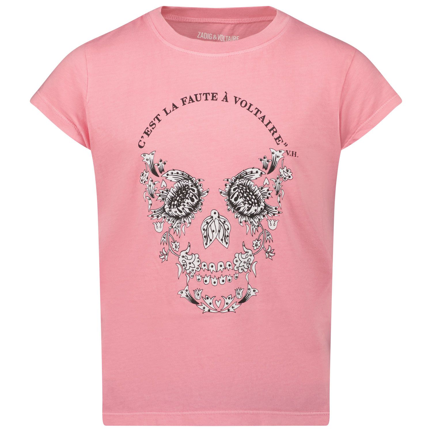 Afbeelding van Zadig & Voltaire X15330 kinder t-shirt roze
