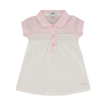 Boss J92044 babyjurkje licht roze Afbeelding van Boss J92044 babyjurkje licht roze