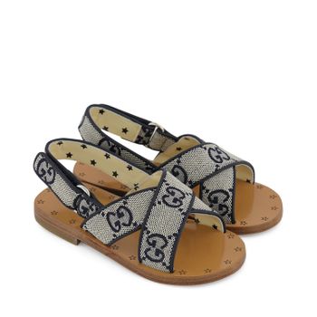 Gucci 603862 kindersandalen blauw Afbeelding van Gucci 603862 kindersandalen blauw