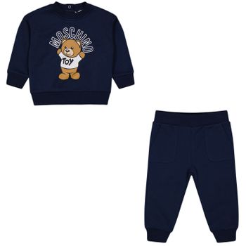 Moschino MUK03PLCA40 baby joggingpak navy Afbeelding van Moschino MUK03PLCA40 baby joggingpak navy