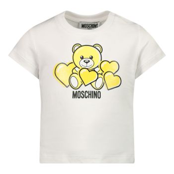 Moschino MXM02A Baby-T-Shirt Weiß Bild von Moschino MXM02A Baby-T-Shirt Weiß