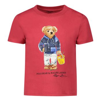 Ralph Lauren 320777150 baby t-shirt rood Afbeelding van Ralph Lauren 320777150 baby t-shirt rood