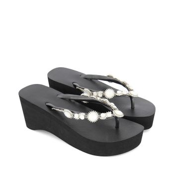 UZURII MARILYN HIGHHEEL dames slippers zwart Afbeelding van UZURII MARILYN HIGHHEEL dames slippers zwart