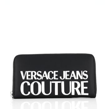 Versace E3VVBPM1 dames portemonnee zwart Afbeelding van Versace E3VVBPM1 dames portemonnee zwart