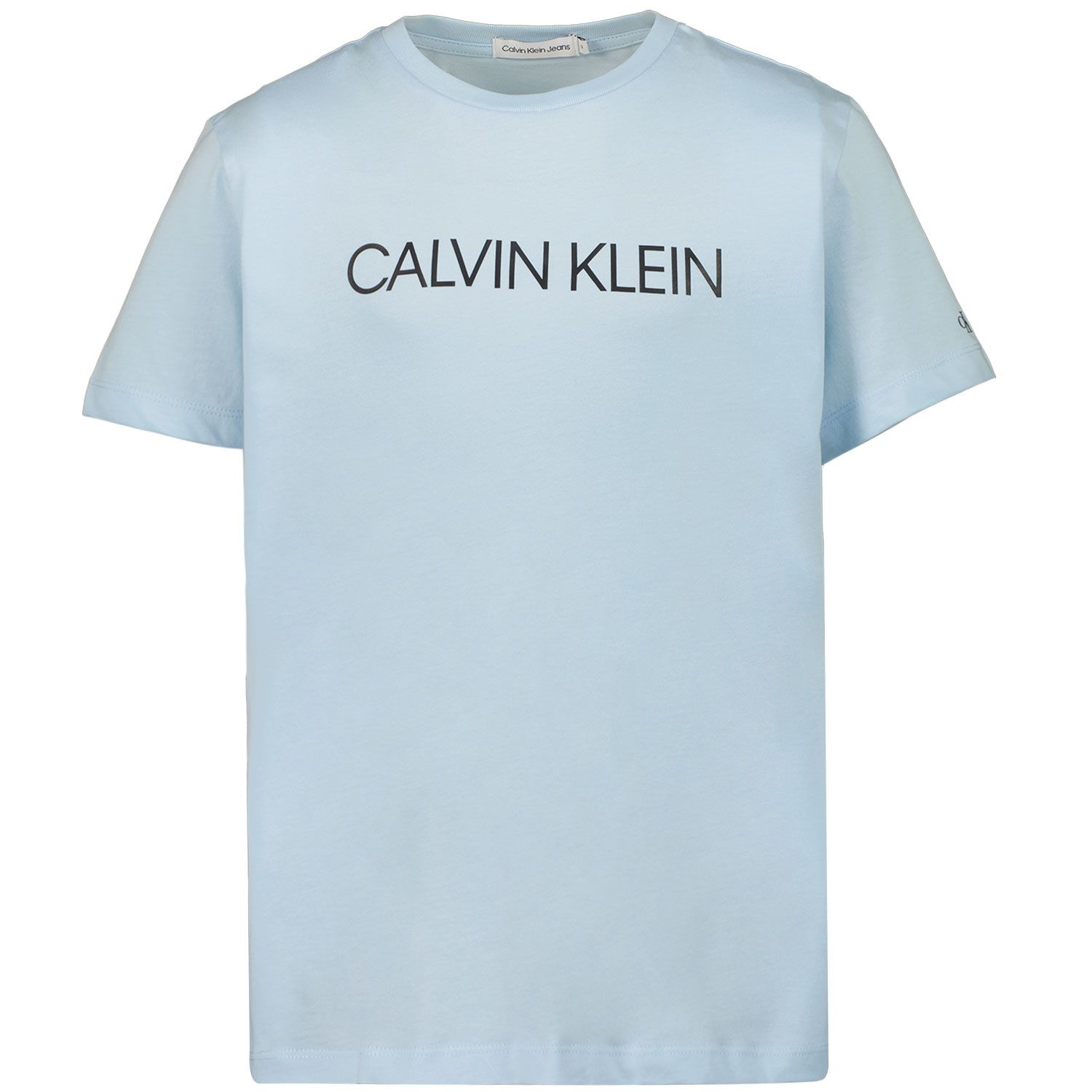 Picture of Calvin Klein IB0IB00347 kids t-shirt light blue
