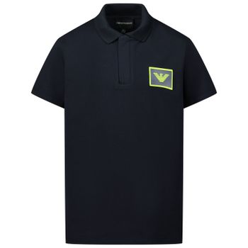Armani 3H4F90 kinder polo navy Afbeelding van Armani 3H4F90 kinder polo navy