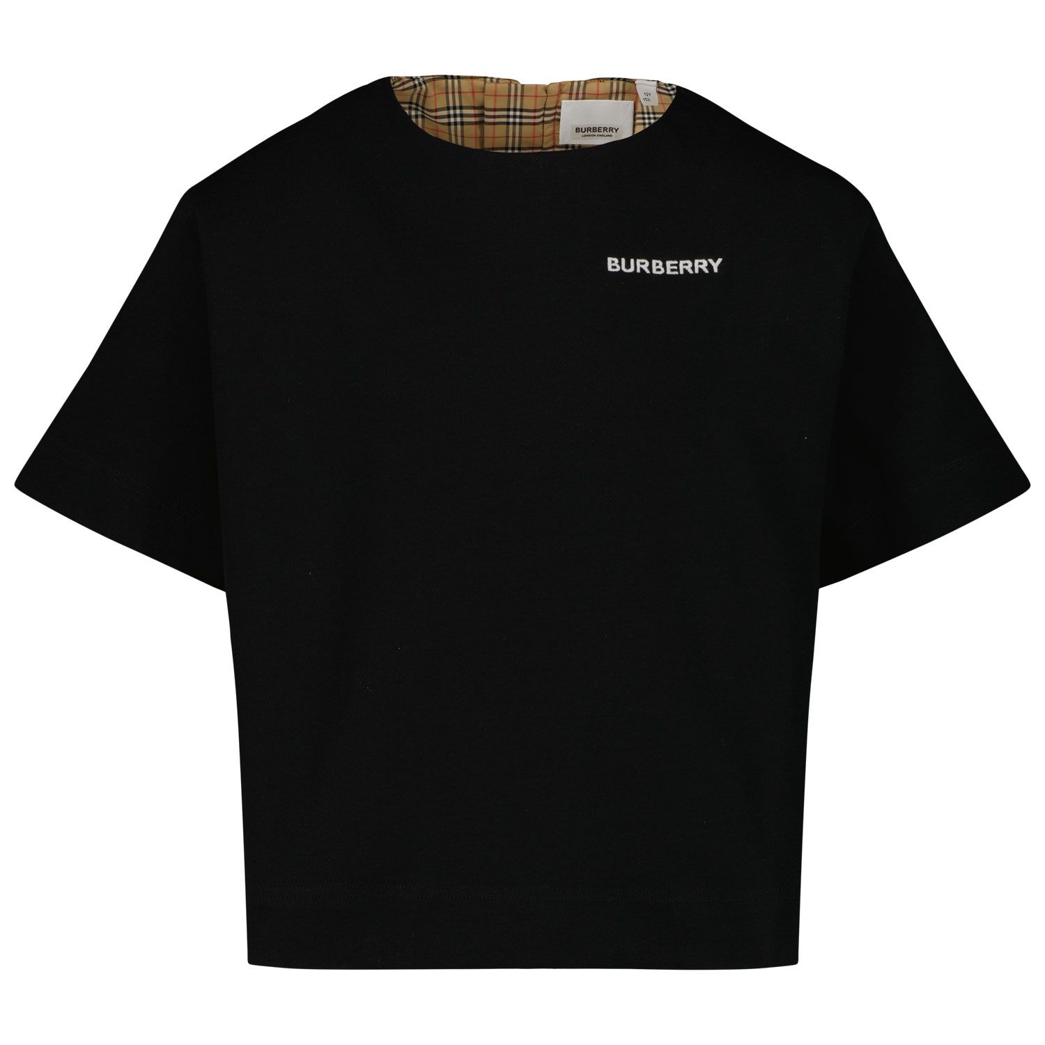 Picture of Burberry 8051779 kids t-shirt black