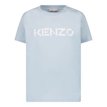 Kenzo K05044 baby t-shirt licht blauw Afbeelding van Kenzo K05044 baby t-shirt licht blauw