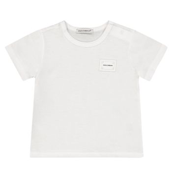 Dolce & Gabbana L1JT7T G7OLK baby t-shirt wit Afbeelding van Dolce & Gabbana L1JT7T G7OLK baby t-shirt wit