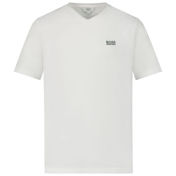 Boss J25Z04 Kindershirt Weiß Bild von Boss J25Z04 Kindershirt Weiß
