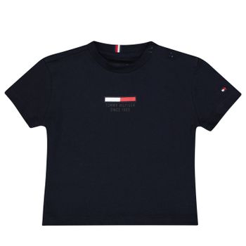 Tommy Hilfiger KB0KB07588 B baby t-shirt donker blauw Afbeelding van Tommy Hilfiger KB0KB07588 B baby t-shirt donker blauw