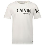 Afbeelding van Calvin Klein IB0IB01107 kinder t-shirt wit
