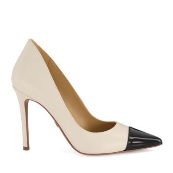 Michael Kors 40R0KEHP4L dames schoenen ecru/zwart Afbeelding van Michael Kors 40R0KEHP4L dames schoenen ecru/zwart