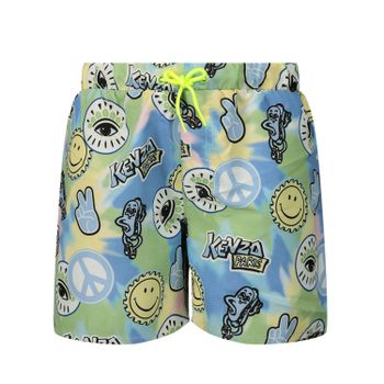 Kenzo 38507 baby badkleding licht groen Afbeelding van Kenzo 38507 baby badkleding licht groen