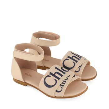 Chloé C19109 kindersandalen licht beige Afbeelding van Chloé C19109 kindersandalen licht beige