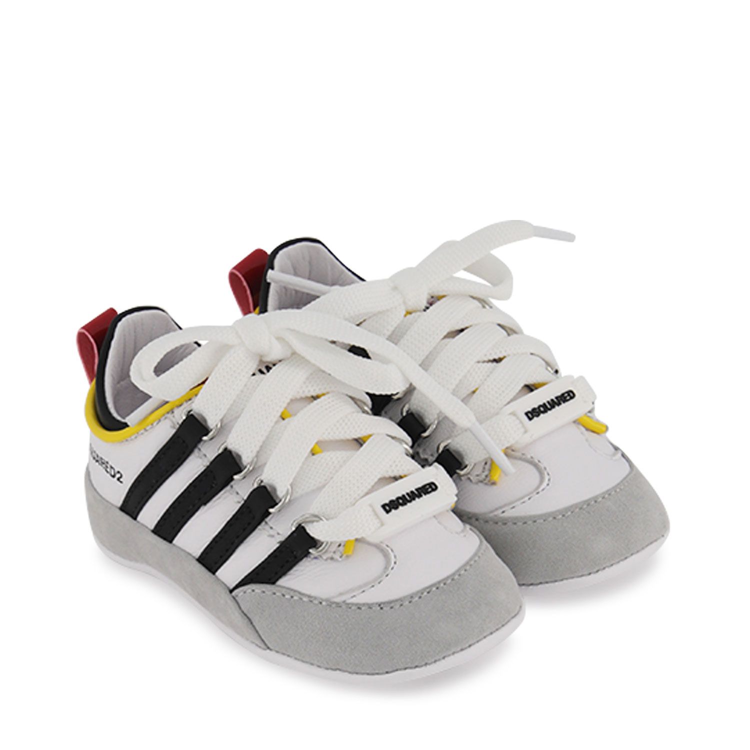 Picture of Dsquared2 72169 baby sneakers white