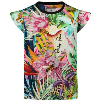 Philipp Plein GTK0667 kinder t-shirt roze Afbeelding van Philipp Plein GTK0667 kinder t-shirt roze