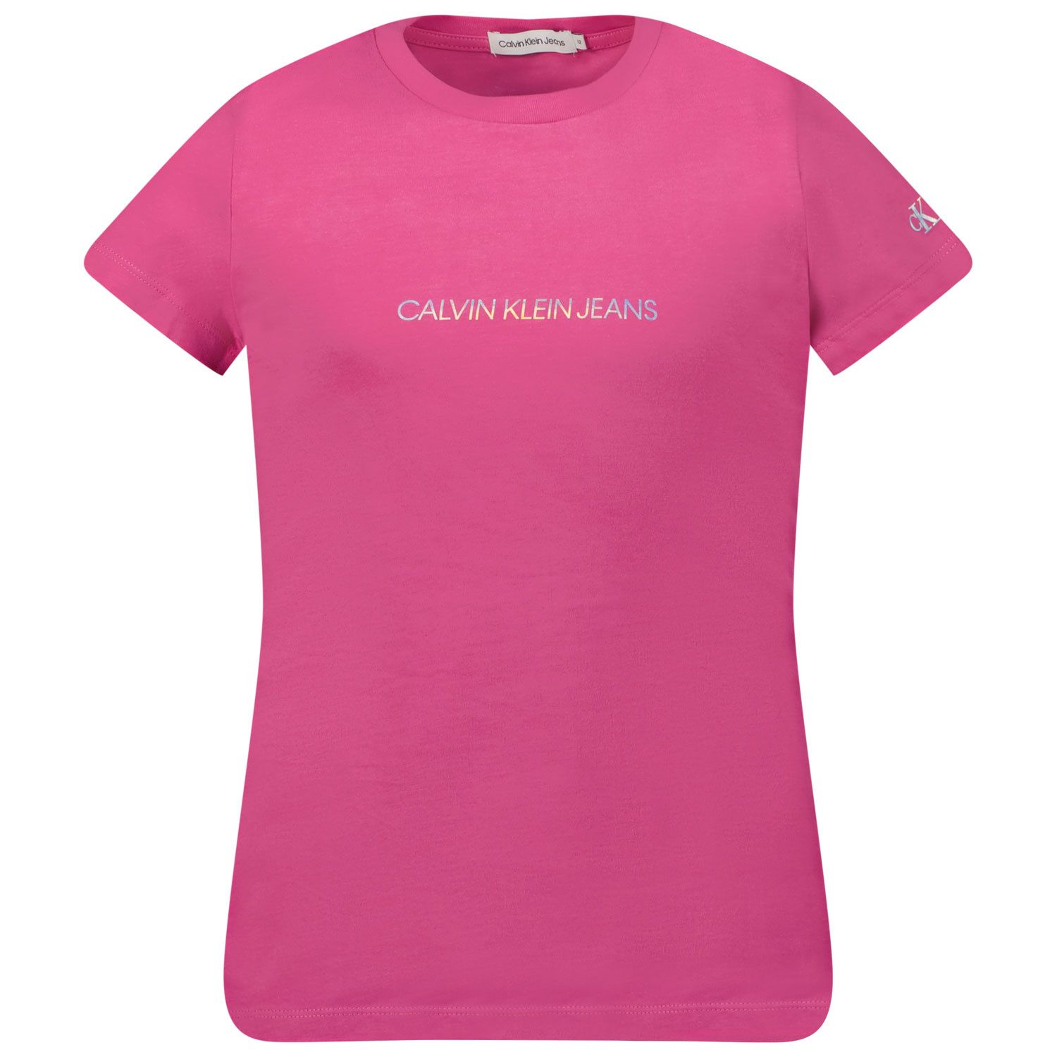 Afbeelding van Calvin Klein IG0IG00615 kinder t-shirt donker roze