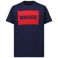 Afbeelding van Dsquared2 DQ0522 kinder t-shirt navy