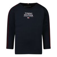 Picture of Tommy Hilfiger KB0KB07075B baby shirt navy