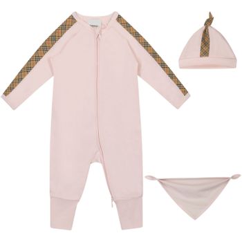 Burberry 8048410 Babystrampelanzug Hellrosa Bild von Burberry 8048410 Babystrampelanzug Hellrosa