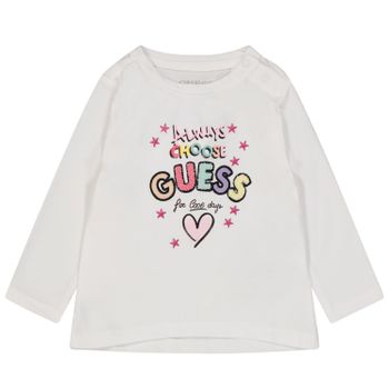 Guess K2YI16 K6YW1 B Baby-T-Shirt Weiß Bild von Guess K2YI16 K6YW1 B Baby-T-Shirt Weiß
