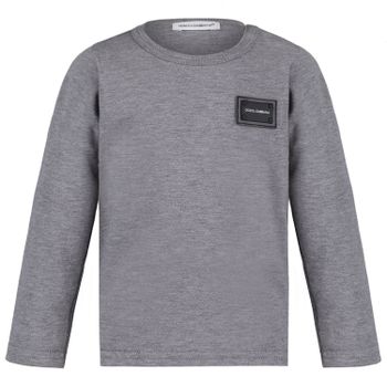 Dolce & Gabbana L1JT7M G7OLK baby t-shirt grijs Afbeelding van Dolce & Gabbana L1JT7M G7OLK baby t-shirt grijs