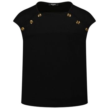Balmain 6Q8172 kinder t-shirt zwart Afbeelding van Balmain 6Q8172 kinder t-shirt zwart