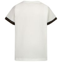 Picture of Fendi JUI018 kids t-shirt white