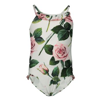 Dolce & Gabbana L2J814 / FSGR0 baby badkleding wit Afbeelding van Dolce & Gabbana L2J814 / FSGR0 baby badkleding wit