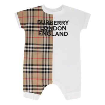Burberry 8030386 Babystrampelanzug Weiß Bild von Burberry 8030386 Babystrampelanzug Weiß