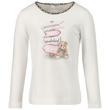 MonnaLisa 116612SV Kindershirt Creme Bild von MonnaLisa 116612SV Kindershirt Creme