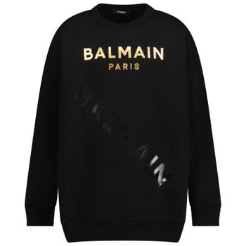Balmain 6R4P50 kindertrui zwart Afbeelding van Balmain 6R4P50 kindertrui zwart