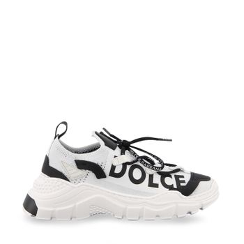Dolce & Gabbana DA0978 AO262 kindersneakers wit/zwart Afbeelding van Dolce & Gabbana DA0978 AO262 kindersneakers wit/zwart