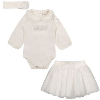MonnaLisa 358510 Babystrampelanzug Creme Bild von MonnaLisa 358510 Babystrampelanzug Creme