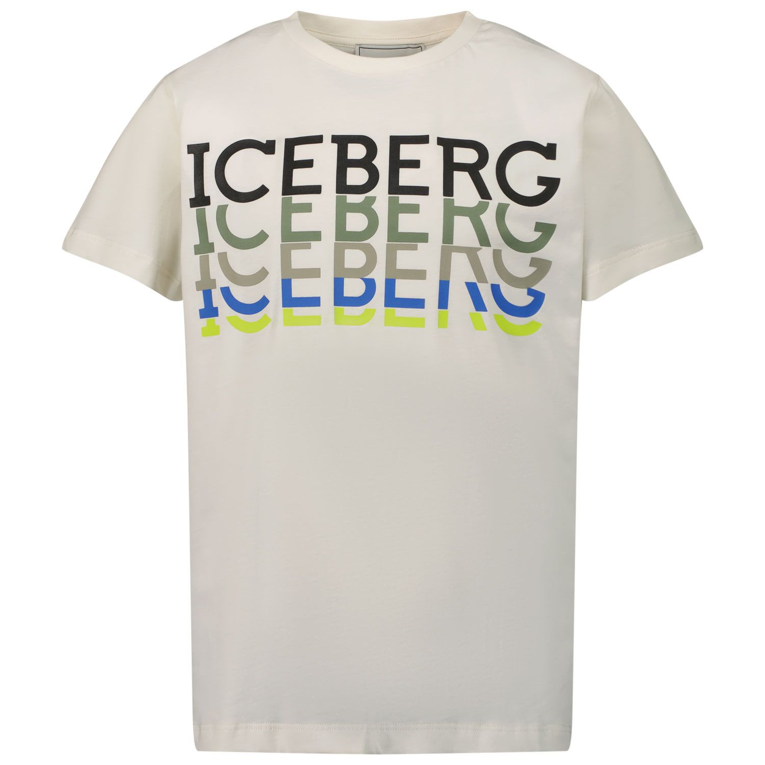 Picture of Iceberg TSICE0105J kids t-shirt white