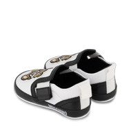Afbeelding van Moschino 70028 babysneakers wit/zwart